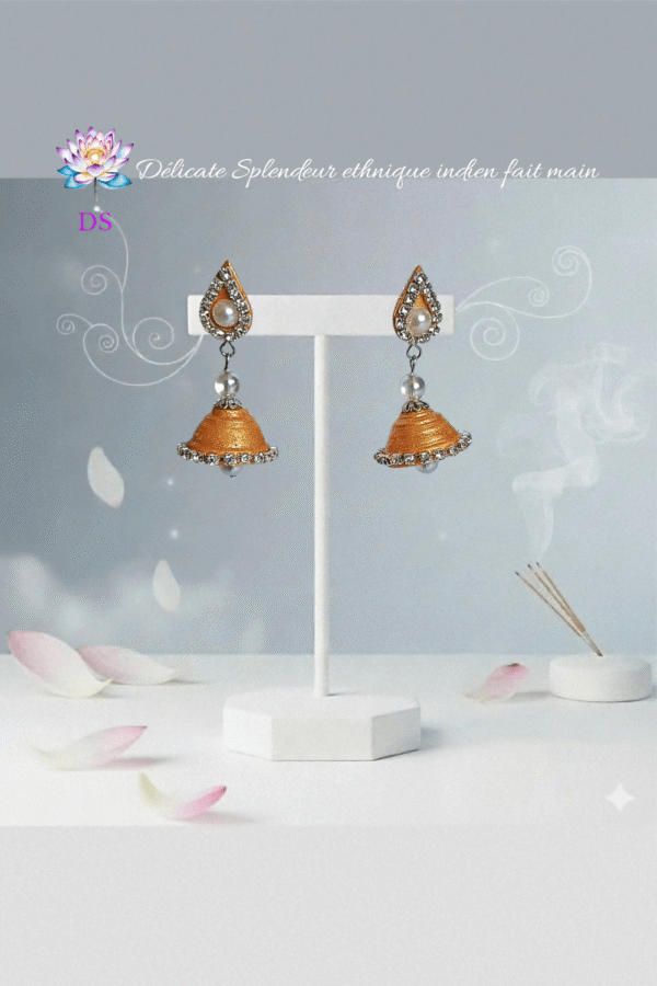 Djimiki Goutte, Doré Simple – Boucles d'Oreilles Légères, Collection Casual