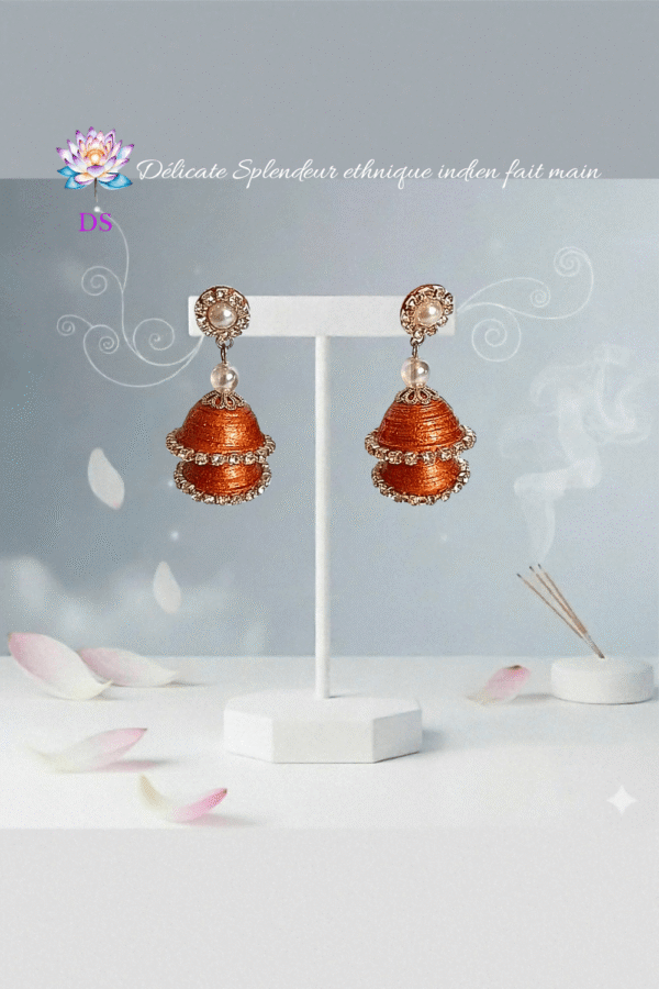 Djimiki Rond, Cuivré Double – Charme Antique, Fait Main Ultra-Léger